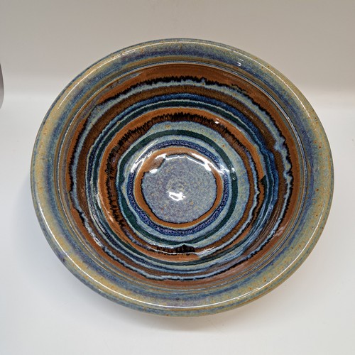 Click to view detail for #250710 Bowl, Multi-Color Swirl $22